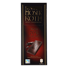 MOSER ROTH Premium Schokolade, Zartbitter 70 %