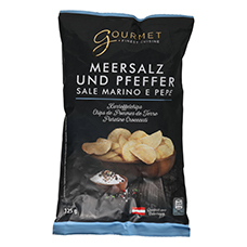 GOURMET Chips 125 g, Meersalz Pfeffer