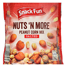 SNACK FUN Nuts 'n More, Peanut Corn Mix Salted