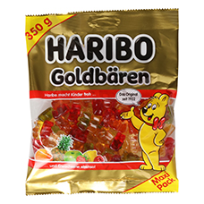 Haribo bonbons Oursons d'Or, sachet de 185 g sur