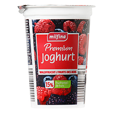 MILFINA Premium Fruchtjoghurt, Waldfrucht