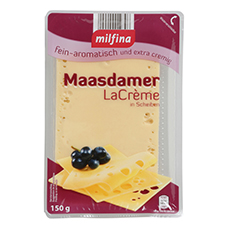 MILFINA Maasdamer in Scheiben, LaCrème
