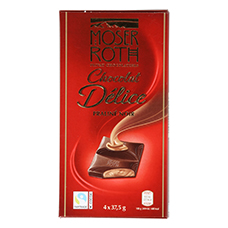 MOSER ROTH Schokolade gefüllt, Delice Dark Praliné