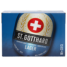 ST. GOTTHARD Bier Lager 10er-Pack, 4.8 % Vol.