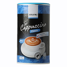 AMAROY Löslicher Kaffee Cappuccino, Classic