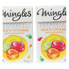 MINGLES Bonbons zuckerfrei, Multivitamin
