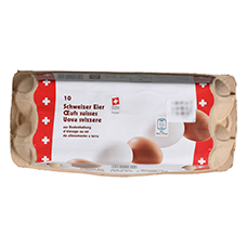 Schweizer Eier Bodenhaltung, 10er-Pack