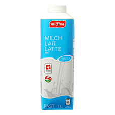 MILFINA Milch Drink past. 2.5 %, 1 L