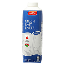 MILFINA Vollmilch past. 3.5 %, 1 L
