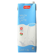 MILFINA Milch UHT 1.5 %, 1.5 L