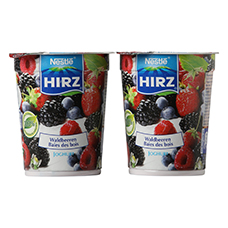 HIRZ Joghurt Waldbeeren, 2er-Pack