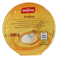 MILFINA Pudding Vanillegeschmack mit Halbrahm