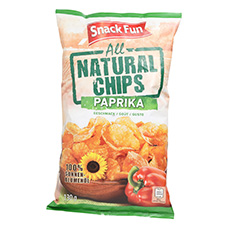 SNACK FUN Chips All Natural, paprika