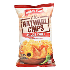 SNACK FUN Chips All Natural, piment doux