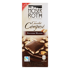 MOSER ROTH Schokolade Chocolat Compose, Zartbitter Mandel