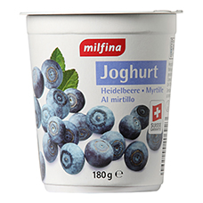 MILFINA Frucht-Joghurt, Heidelbeere
