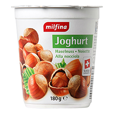 MILFINA Joghurt, Haselnuss