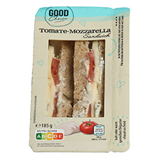 GOOD CHOICE Sandwich, Tomate-Mozzarella 