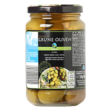 LYTTOS Griechische Grüne Oliven mit Kern