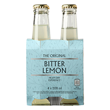 THE ORIGINAL Limonade Bitter Lemon, 4er-Pack