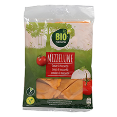 BIO NATURA Pasta Mezzelune, Tomate & Mozzarella