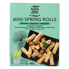 ASIA Mini Frühlingsrollen mit Gemüse