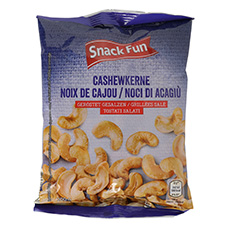 SNACK FUN Cashewkerne, geröstet & gesalzen