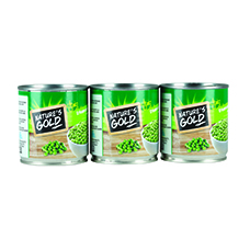NATURE'S GOLD Mini-Pack Erbsen, 3er-Pack