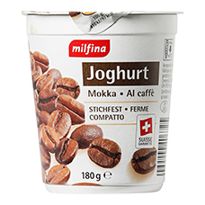 MILFINA Joghurt Stichfest, Mokka