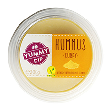 YUMMY DIP Hummus, Curry