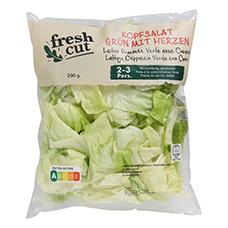 FRESH CUT Grüner Kopfsalat mit Herz