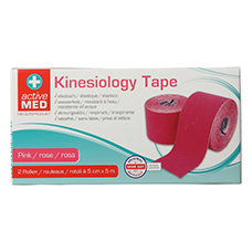 ACTIVE MED Medizinisches Kinesiologie-Tape, Pink