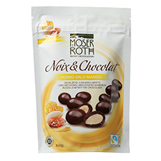 MOSER ROTH Schokoladendragees, Honig - Salz - Mandel