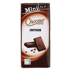 CHOCEUR Mini Tafeln 5er-Pack, Zartbitter
