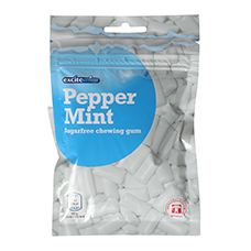 EXCITEMINT Kaugummi zuckerfrei, Pepper Mint