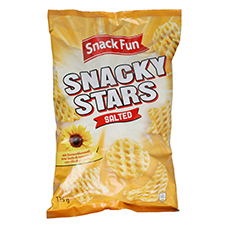 SNACK FUN Snacky Stars Chips, gesalzen