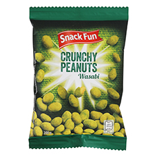 SNACK FUN Crunchy Peanuts, Wasabi