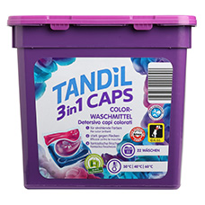 TANDIL Colorwaschmittel, 3 in 1 Caps