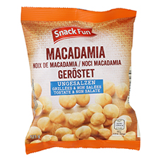 SNACK FUN Macadamia, geröstet & ungesalzen