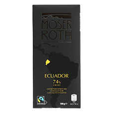 MOSER ROTH Fairtrade-Schokolade, Ecuador 74%
