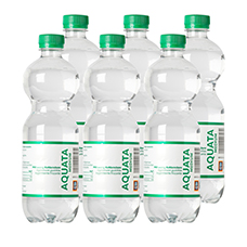 AQUATA Mineralwasser Medium wenig Kohlensäure, 6er-Pack