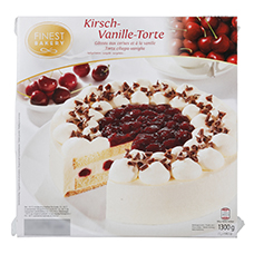 FINEST BAKERY Premium Torte, Kirsch-Vanille