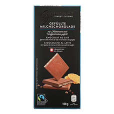 GOURMET Fairtrade-Schweizer Schokolade gefüllt, Milchcreme