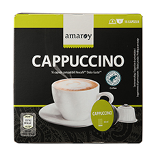 AMAROY Kaffeekapseln, Cappuccino