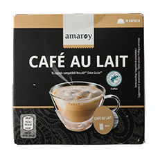 AMAROY Kaffeekapseln, Café au Lait