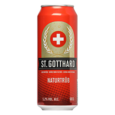 ST. GOTTHARD Bier Naturtrüb, 5.2 % Vol.