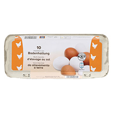 Eier Bodenhaltung Import, 10er-Pack