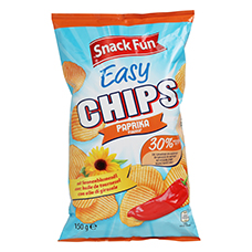 SNACK FUN Chips fettreduziert, Paprika
