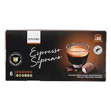 AMAROY Kaffeekapseln Espresso Supremo