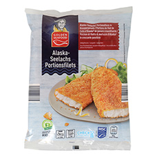 GOLDEN SEAFOOD Alaska Seelachsfilet in Knusperpanade